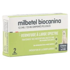 Milbetel Chien vermifuge