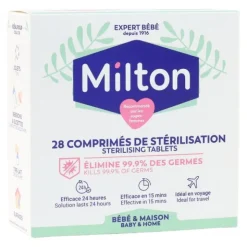 Milton comprimé de stérilisation