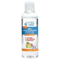 MKL gel hydroalcoolique à l'aloe vera parfum agrumes