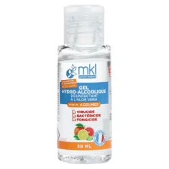 MKL gel hydroalcoolique à l'aloe vera parfum agrumes