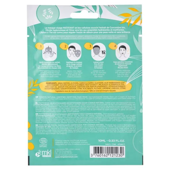 MKL Masque Visage Matifiant