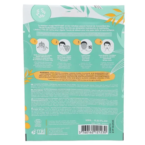 MKL Masque Visage Matifiant