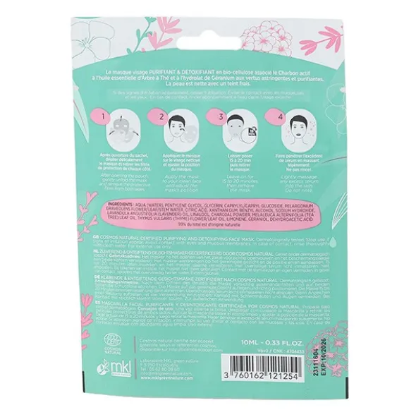 MKL Masque visage purifiant détoxifiant