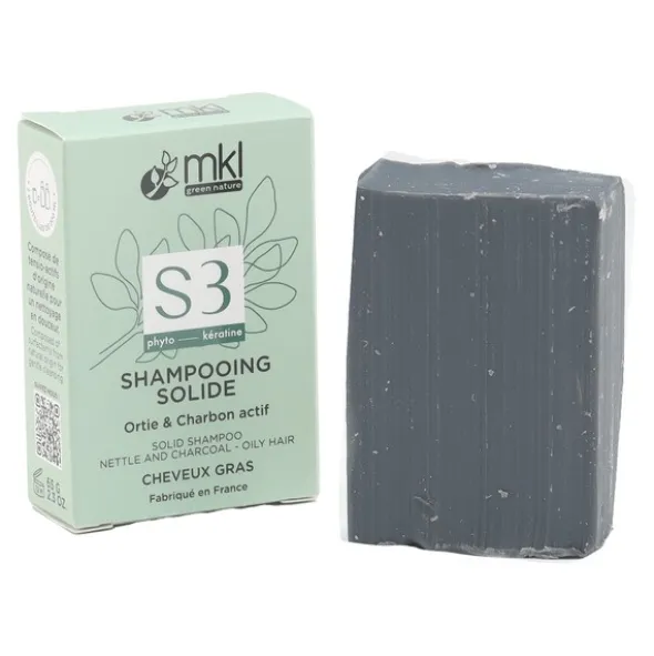 MKL Shampooing Solide Ortie & Charbon actif