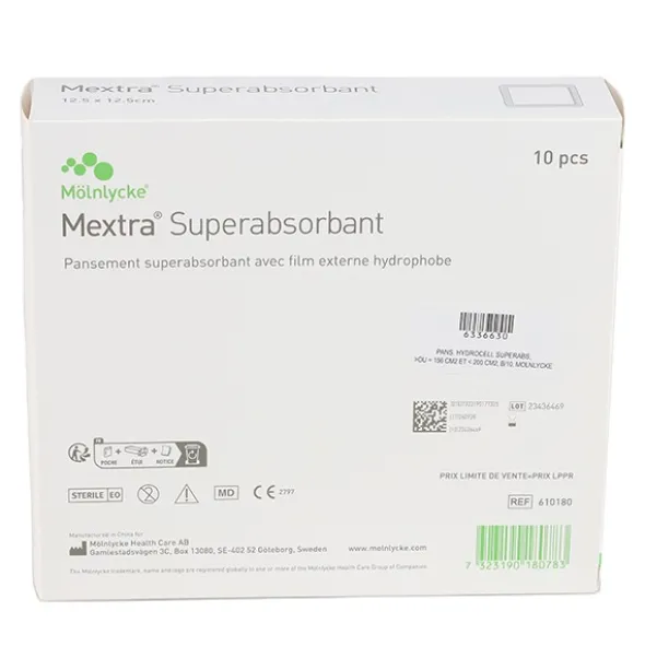 Molnlycke Mextra pansement super absorbant