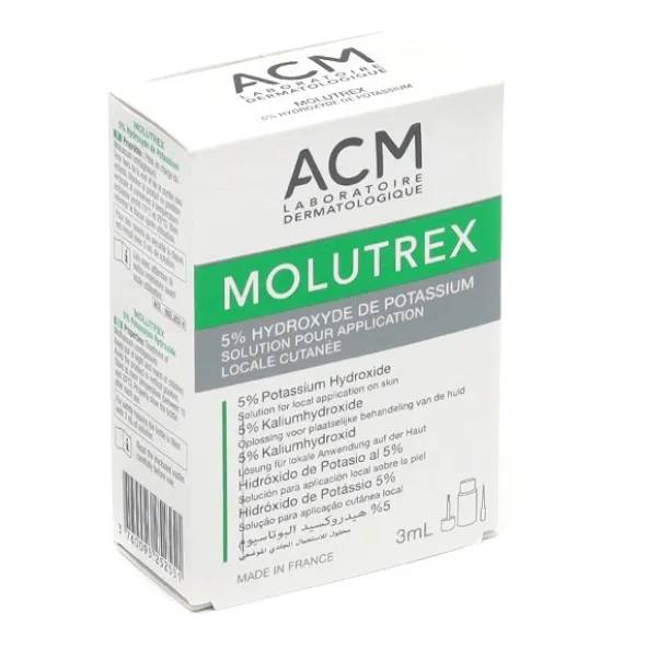 Molutrex solution pour application locale cutanée