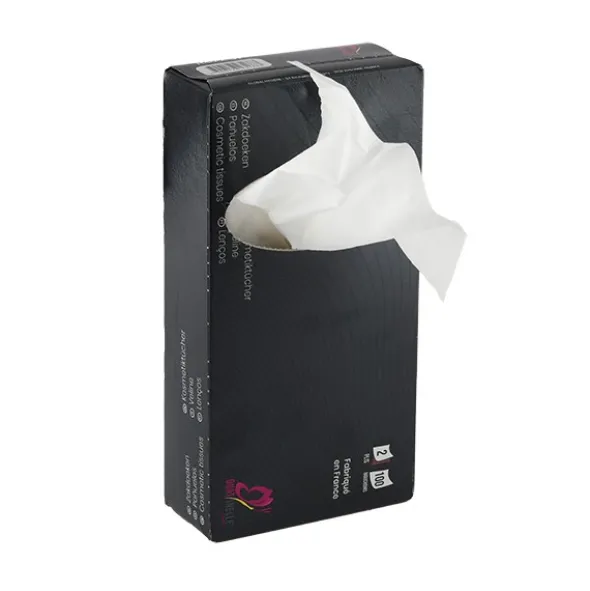 Mouchoir en papier blanc pure ouate en boite