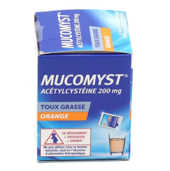 Mucomyst 200 mg sachet