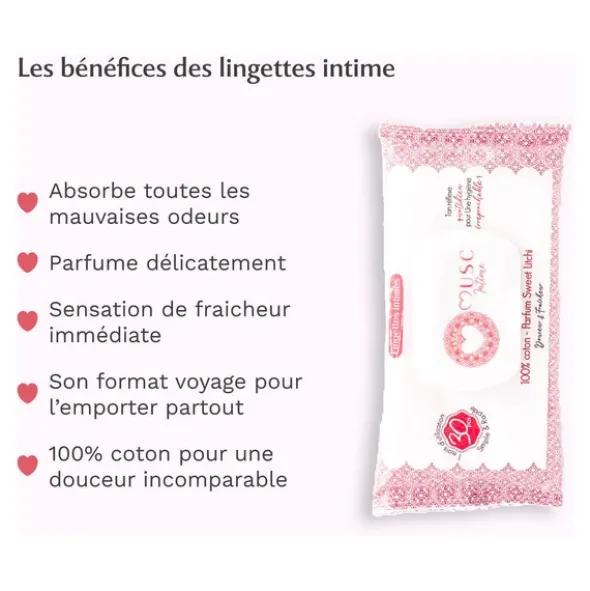 Musc Intime Lingettes intimes