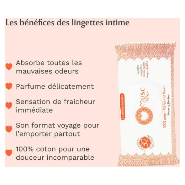Musc Intime Lingettes intimes