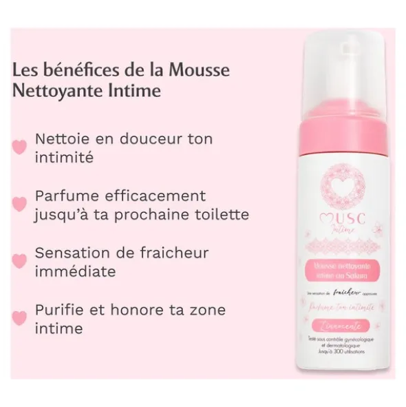 Musc Intime Mousse nettoyante