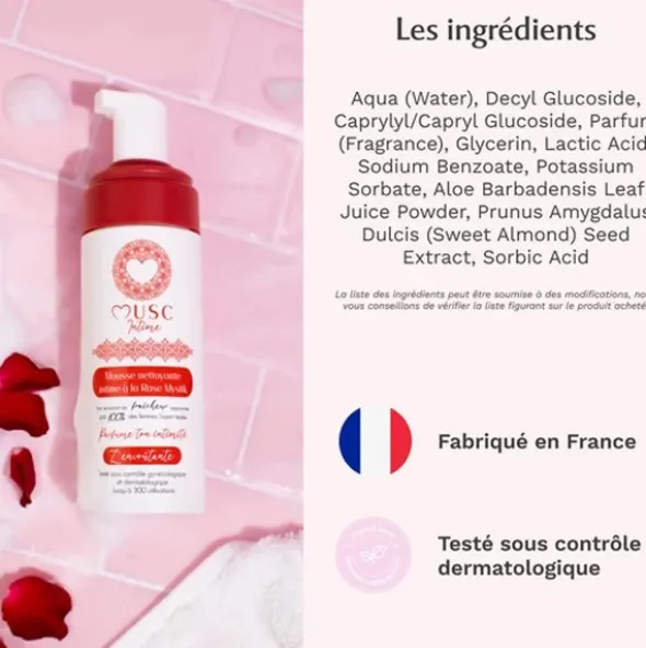 Musc Intime Mousse nettoyante