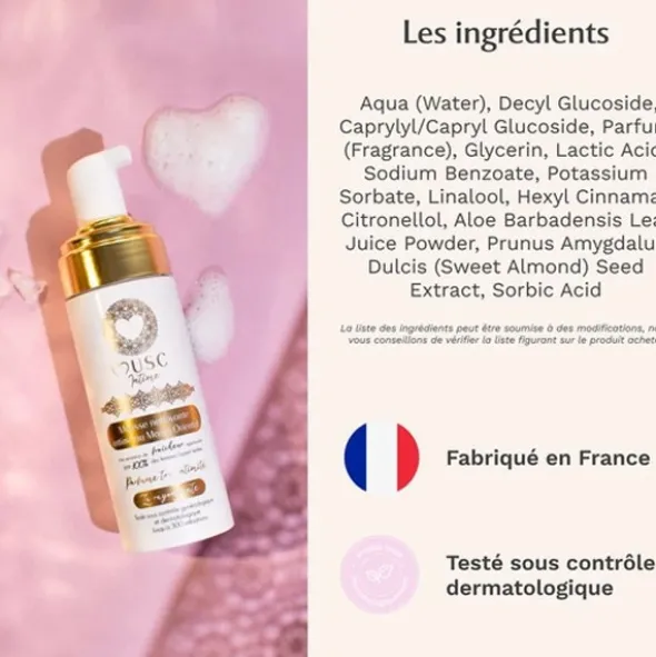 Musc Intime Mousse nettoyante