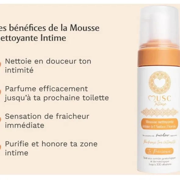 Musc Intime Mousse nettoyante