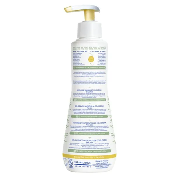 Mustela gel lavant nourrissant au cold cream