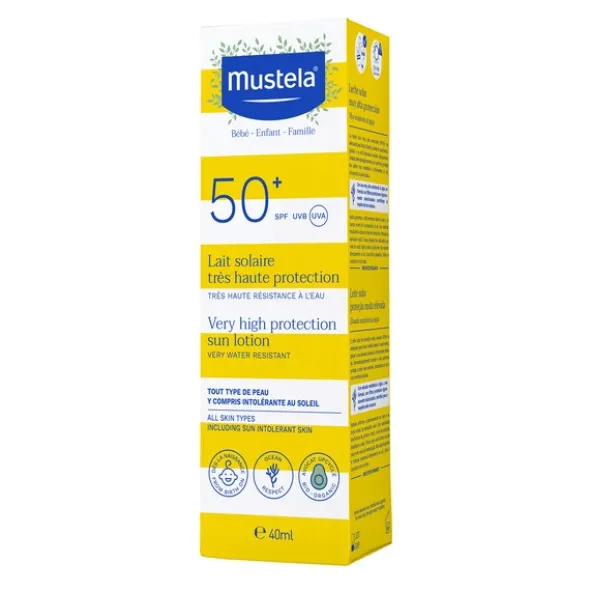 Mustela Lait solaire très haute protection SPF 50+