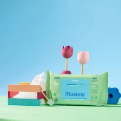 Mustela Lingettes Nettoyantes Compostables