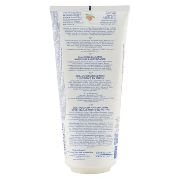 Mustela Shampooing crème démêlant et nourrissant