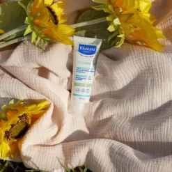 Mustela Stelatopia crème émolliente visage bébé