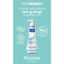 Mustela Stelatopia+ crème relipidante bébé Bio