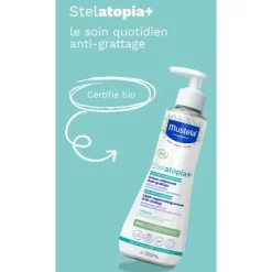 Mustela Stelatopia+ crème relipidante bébé Bio