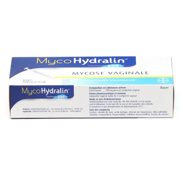 MycoHydralin 200 mg comprimés vaginaux