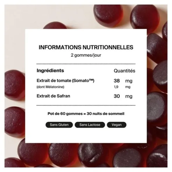 Naali Dream gummies sans sucre