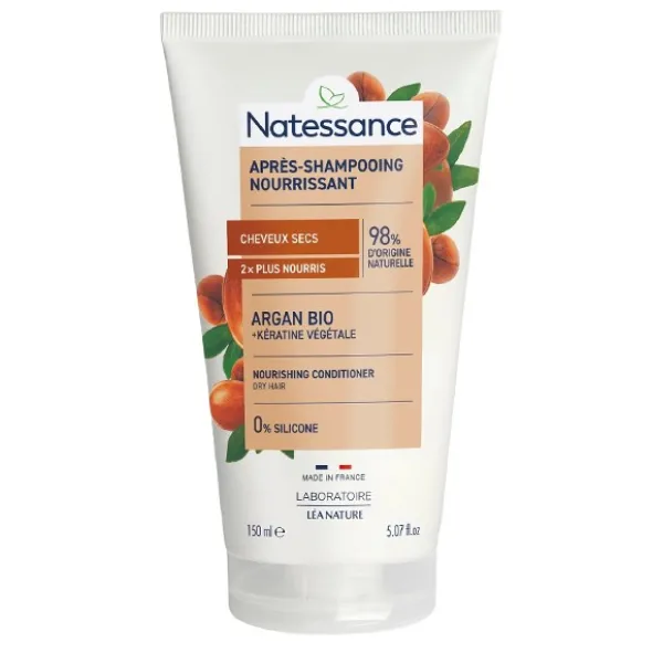 Natessance après-shampooing nourrissant Argan et kératine