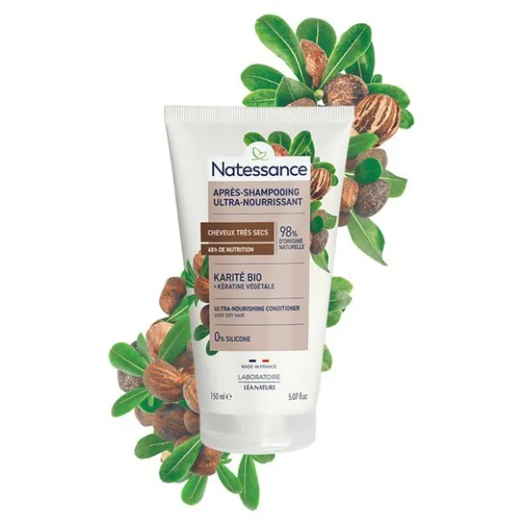 Natessance Après Shampooing Ultra Nourrissant Karité bio et kératine