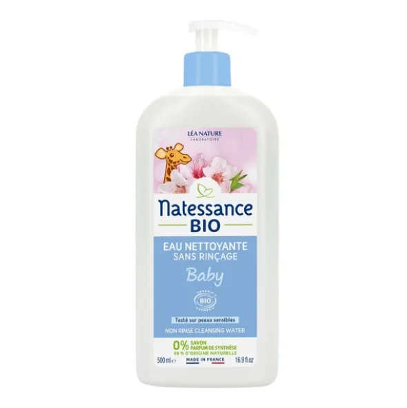 Natessance Bébé eau nettoyante sans rinçage Bio