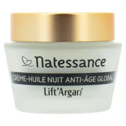 Natessance crème huile nuit bio Anti-âge global