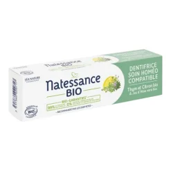 Natessance dentifrice bio soin homéo compatible