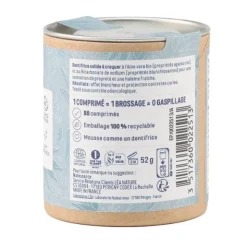 Natessance dentifrice à croquer Aloe vera et Bicarbonate