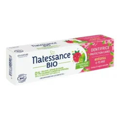 Natessance Dentifrice enfants Framboise Menthe Bio