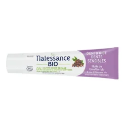 Natessance dentifrice soin dents sensibles bio