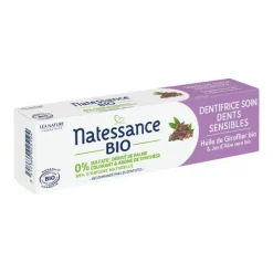 Natessance dentifrice soin dents sensibles bio