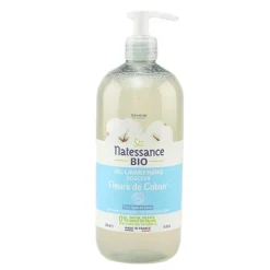 Natessance Gel lavant mains Fleurs de coton