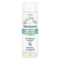 Natessance Gel nettoyant fraicheur Aloe Vera bio