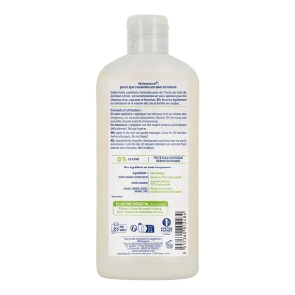 Natessance huile de ricin fortifiante