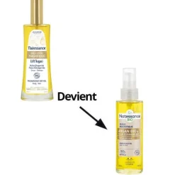 Natessance Huile sèche magnifique à l'huile d'argan Bio