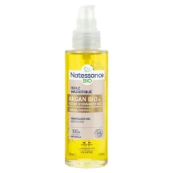 Natessance Huile sèche magnifique à l'huile d'argan Bio