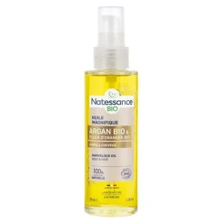 Natessance Huile sèche magnifique à l'huile d'argan Bio
