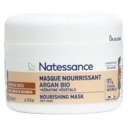Natessance masque capillaire nourrissant Argan Bio
