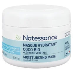 Natessance Masque hydratant cheveux Coco Bio