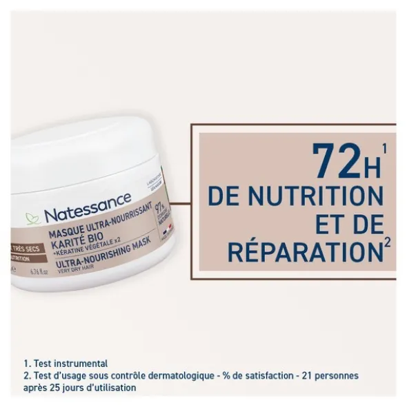 Natessance Masque ultra nourrissant karité bio