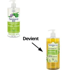 Natessance shampooing douche bio verveine