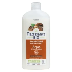 Natessance Shampooing nourrissant Argan et Kératine végétale Bio