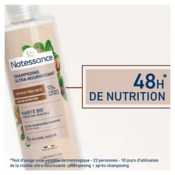 Natessance Shampooing Ultra Nourrissant Karité bio et kératine végétale