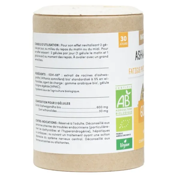 Nat et Form Ashwagandha Bio gélules