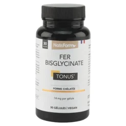 Nat et Form Bisglycinate de fer gélules